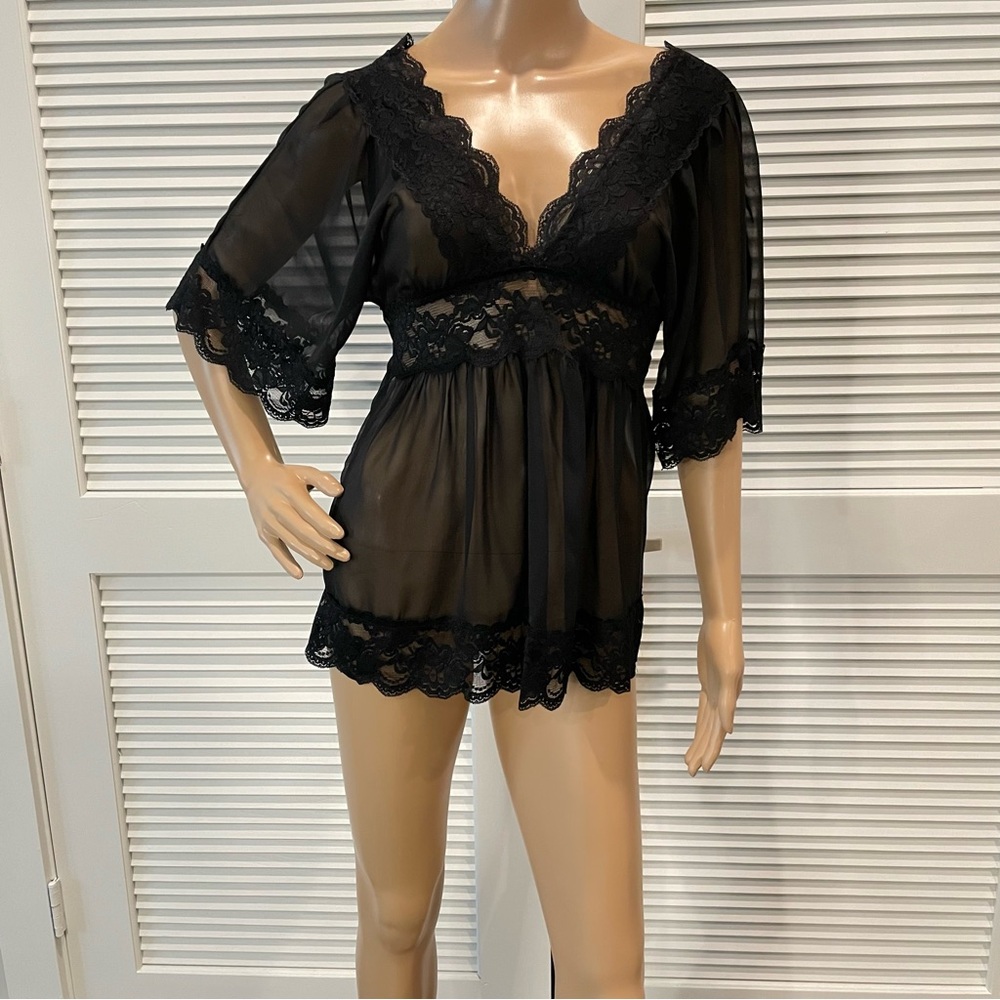 Lacey babydoll lingerie